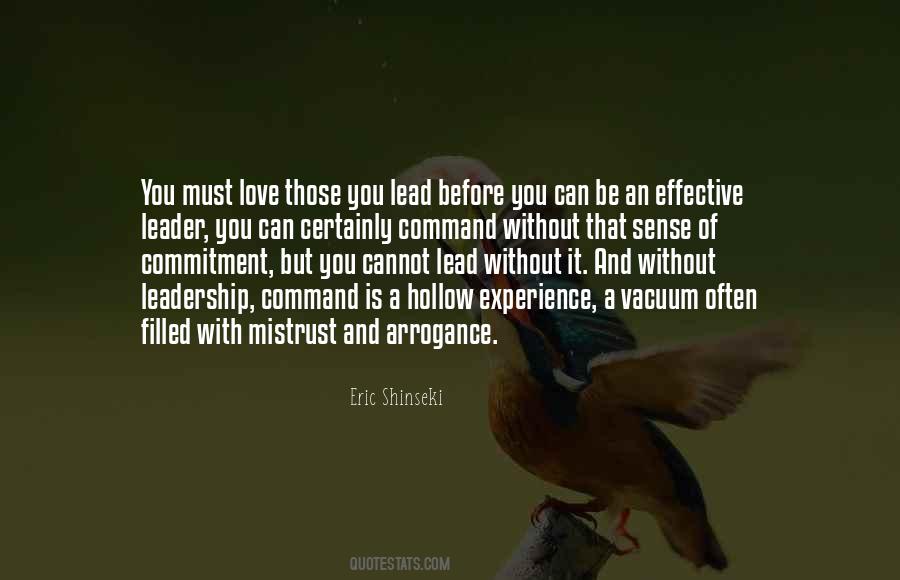 Leadership Experience Quotes #1600097
