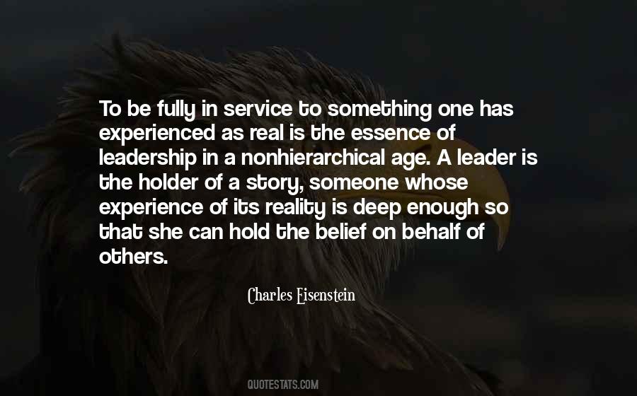 Leadership Experience Quotes #1653973