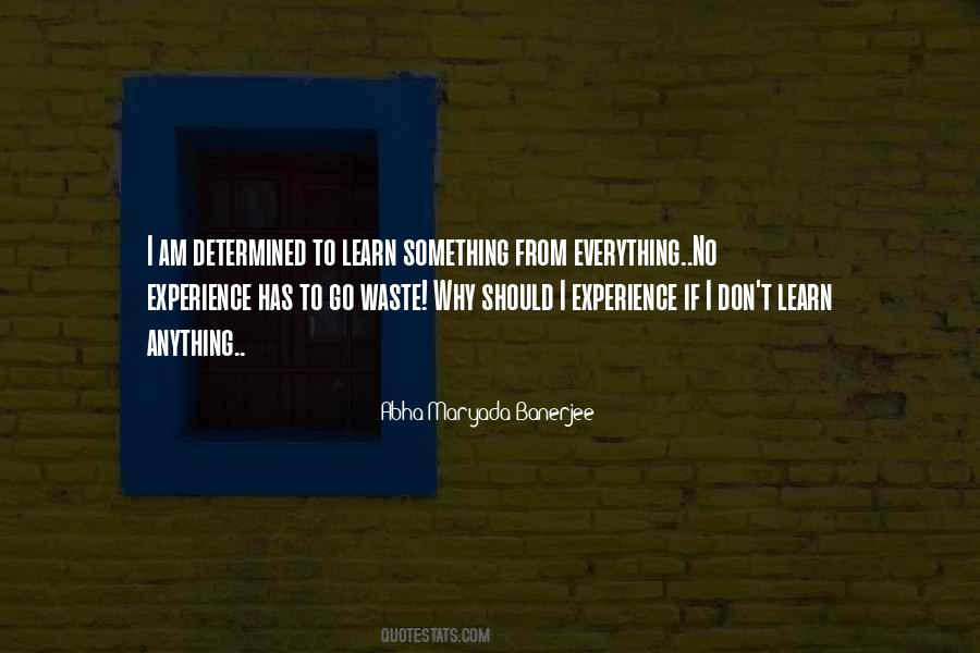 Leadership Experience Quotes #1873449