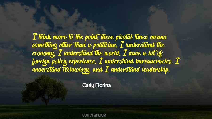 Leadership Experience Quotes #730910