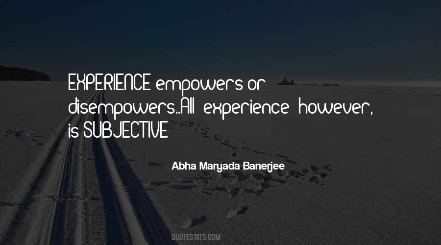 Leadership Experience Quotes #796781