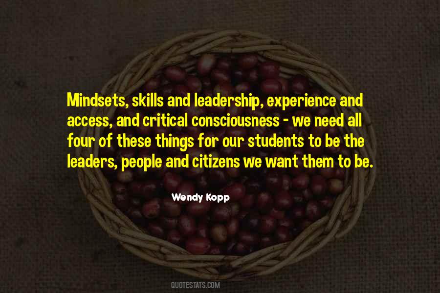 Leadership Experience Quotes #852410