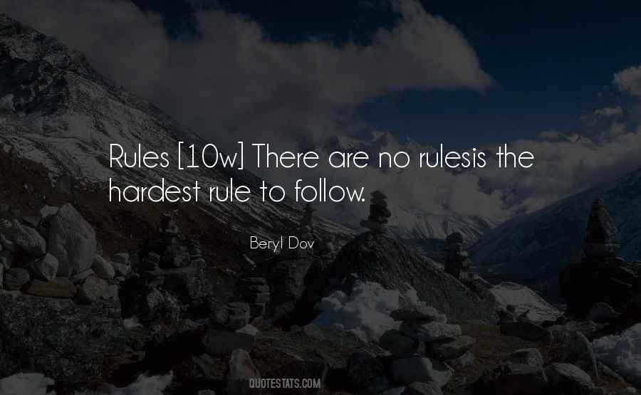 No Rules Rules Quotes #581595