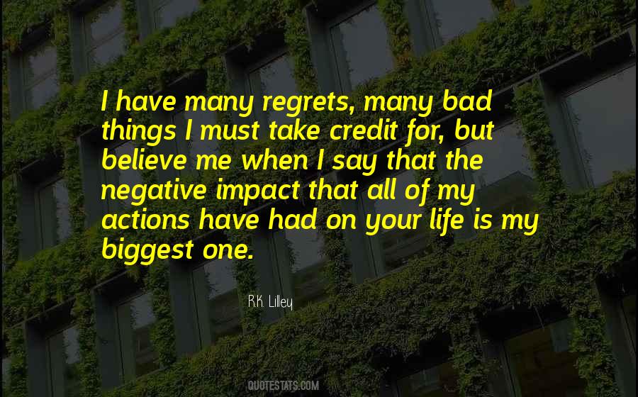 Quotes About Impact On Life #756622