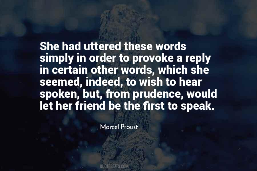 Quotes About Uttered #1188707