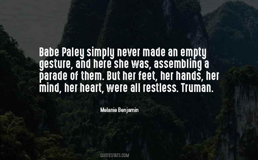 Quotes About An Empty Heart #321702
