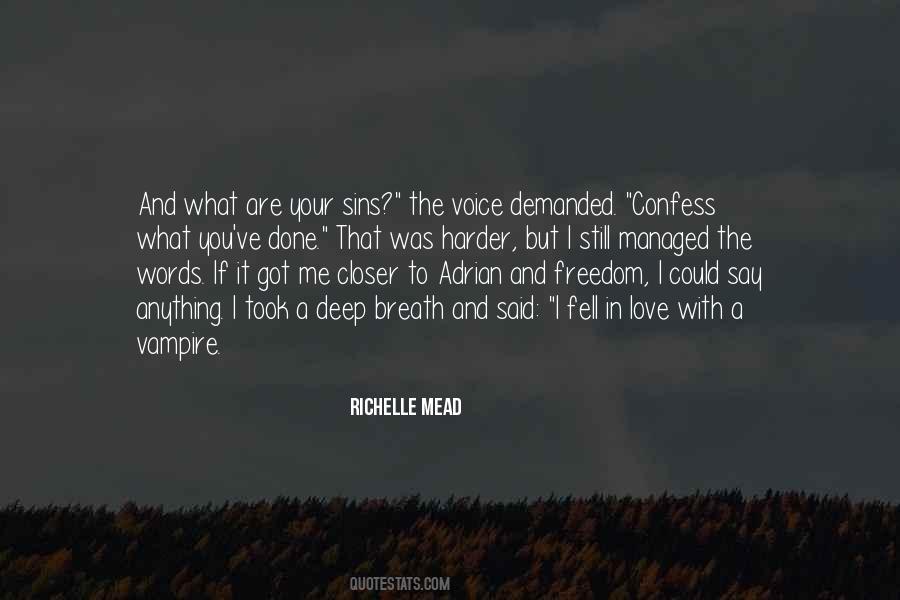 I Fell In Love With Words Quotes #335336