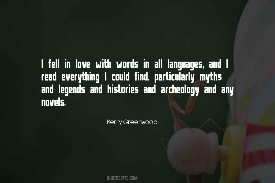 I Fell In Love With Words Quotes #337562
