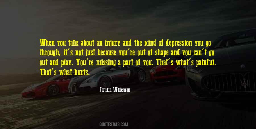 Talk About Depression Quotes #1588892