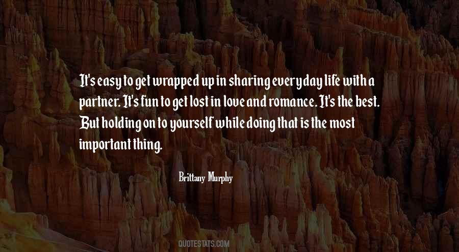 Easy On Yourself Quotes #837721