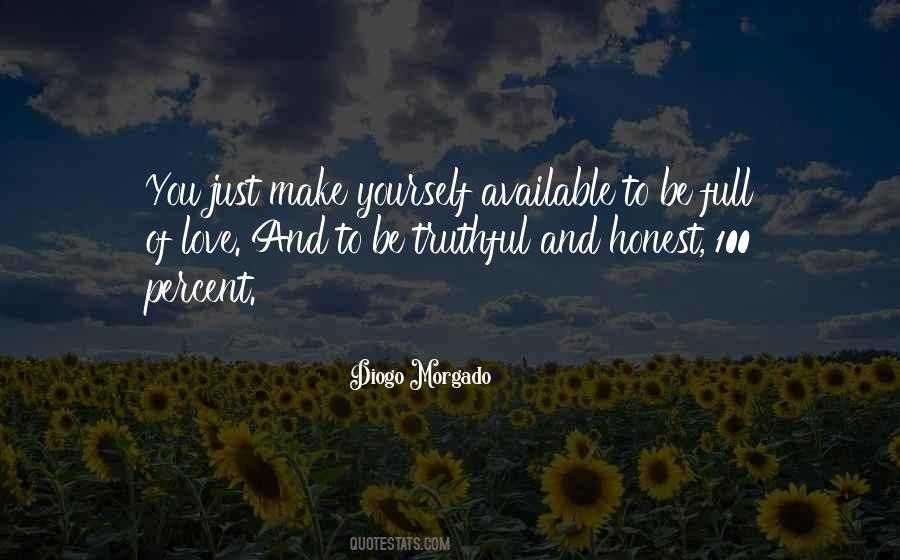 Be Honest To Yourself Quotes #1804406