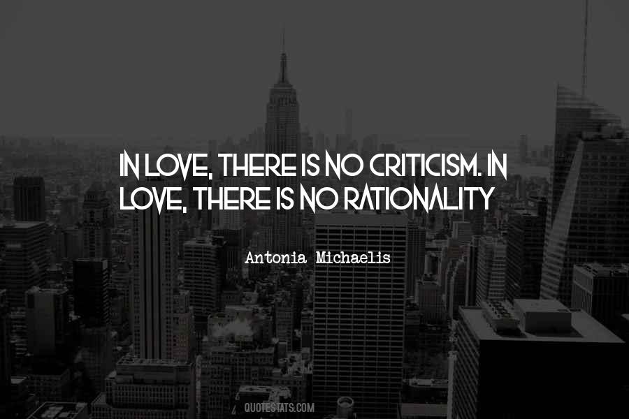 Love Criticism Quotes #1283295