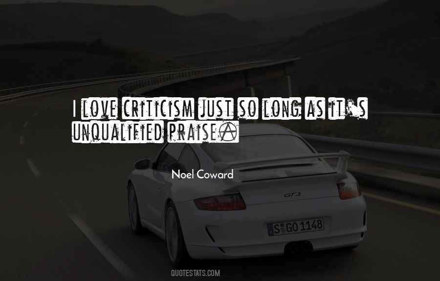 Love Criticism Quotes #1288419