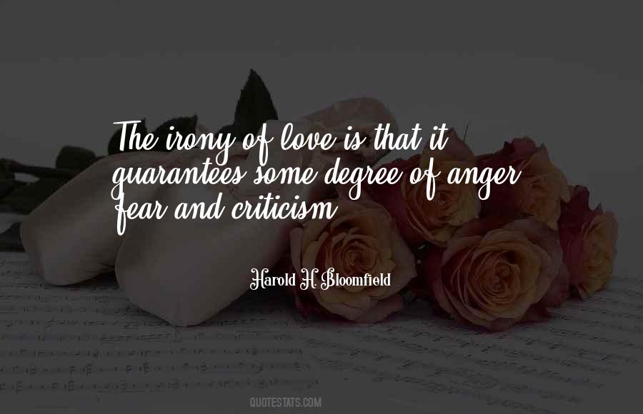 Love Criticism Quotes #1596595