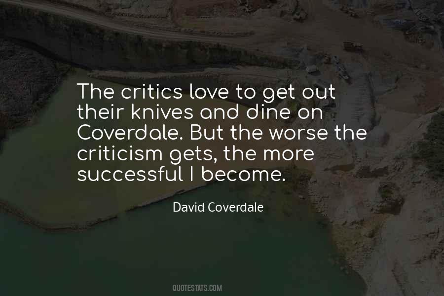 Love Criticism Quotes #42267