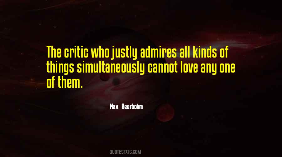 Love Criticism Quotes #59444
