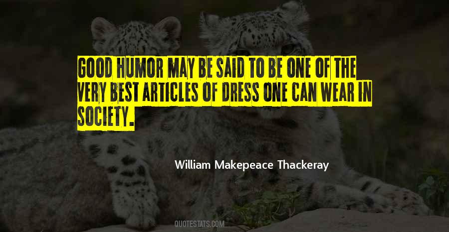 Dress Good Quotes #1801561