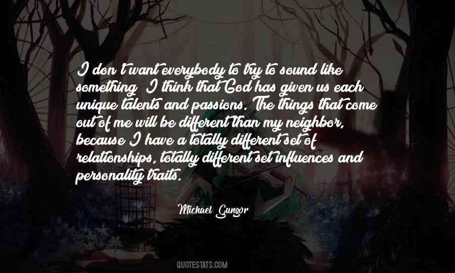 I Want Something Different Quotes #1358379