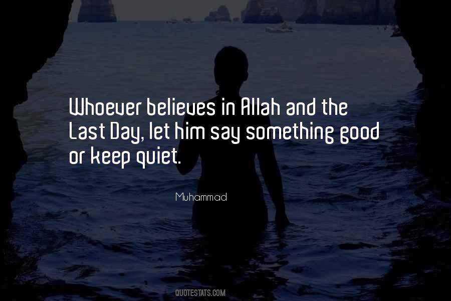 Believe Allah Quotes #974960