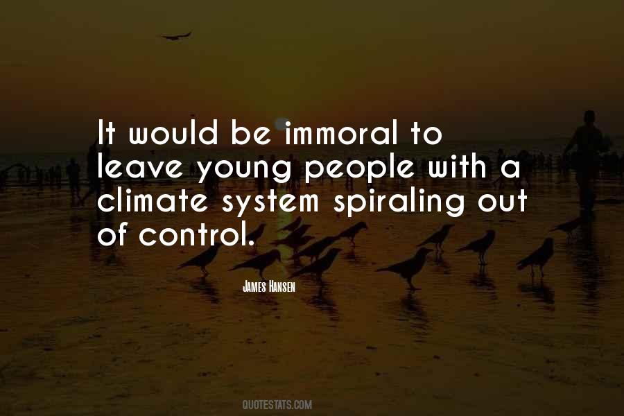Quotes About Immoral People #325295