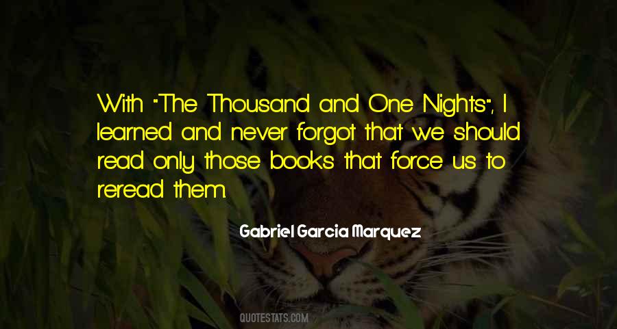 One Thousand And One Nights Quotes #1606984