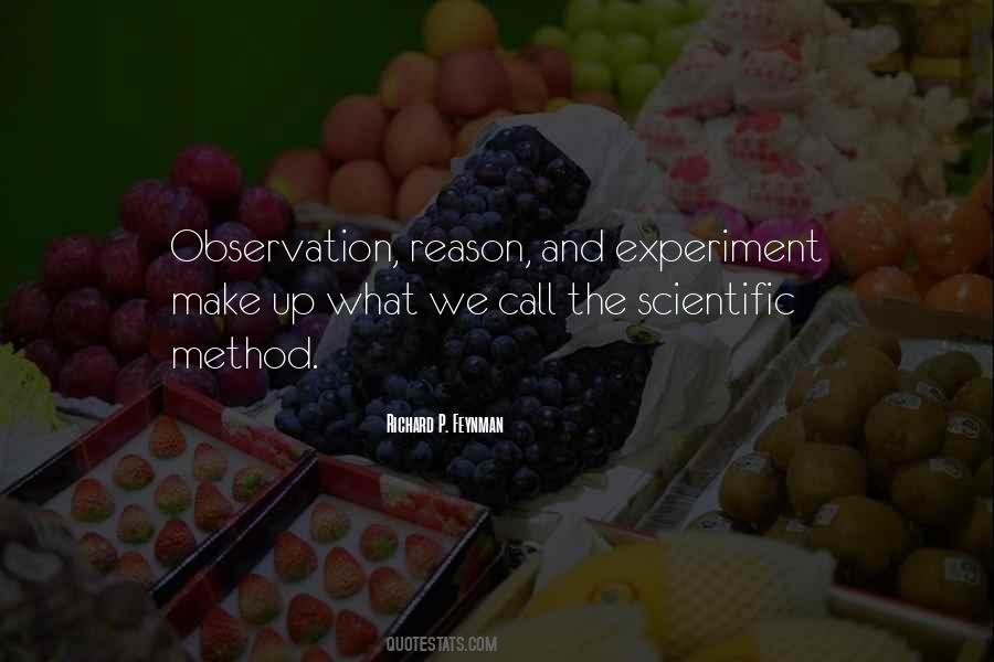 Quotes About Scientific Observation #141365