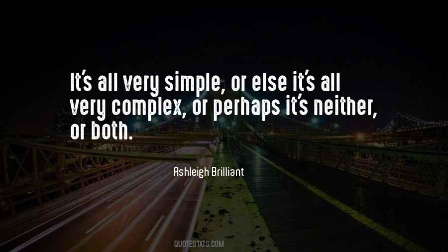 Very Complex Quotes #330047