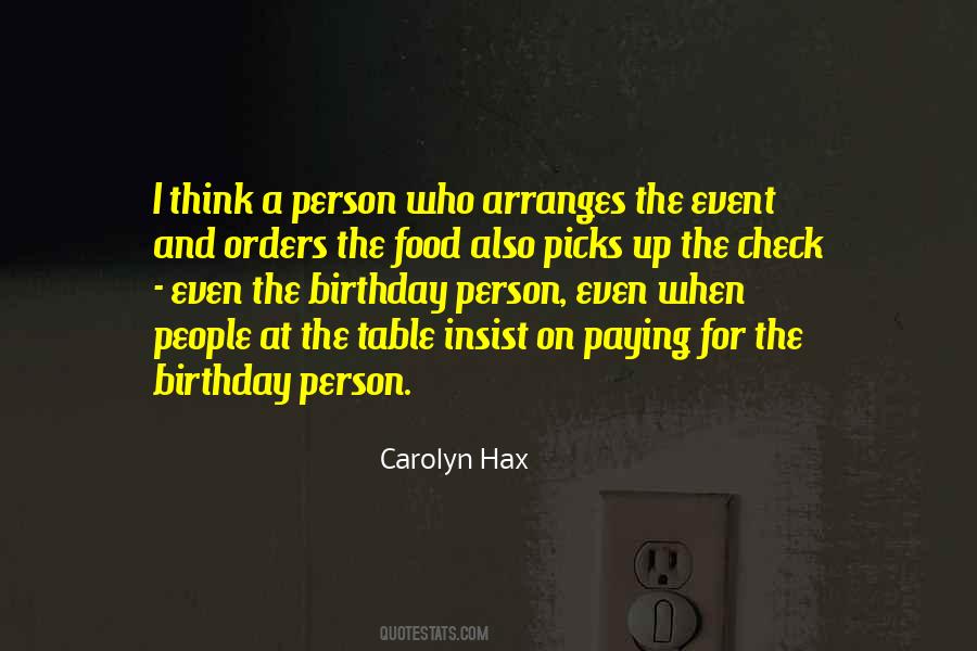 Birthday Food Quotes #444623