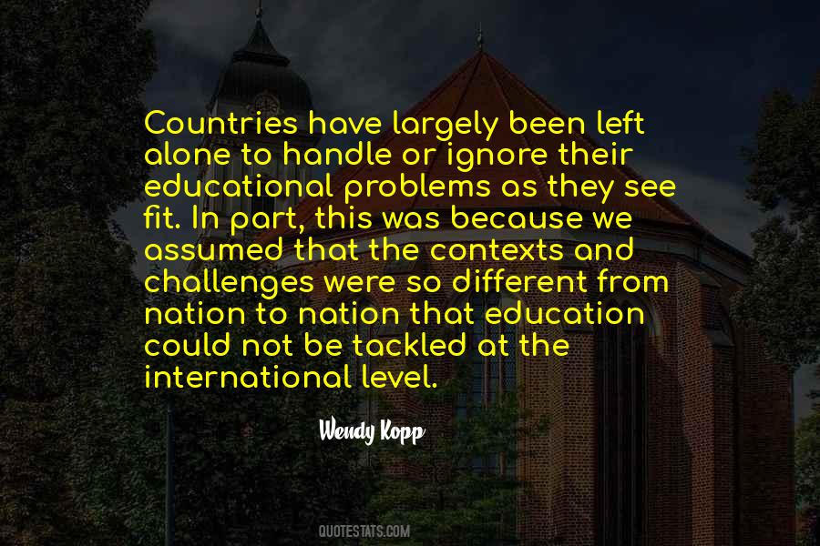Problems Education Quotes #1682040