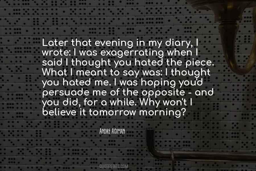 Why Did I Say That Quotes #449129