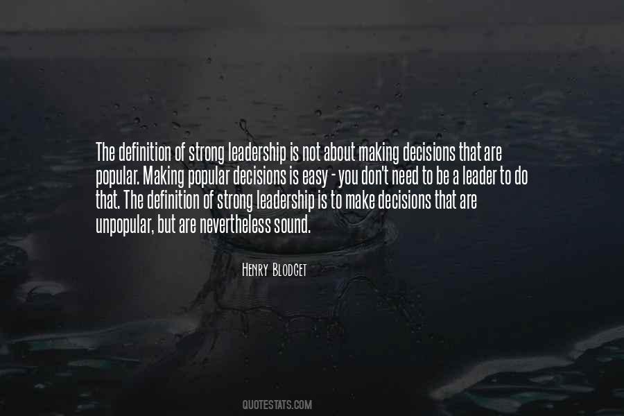 Not Making Decisions Quotes #168090