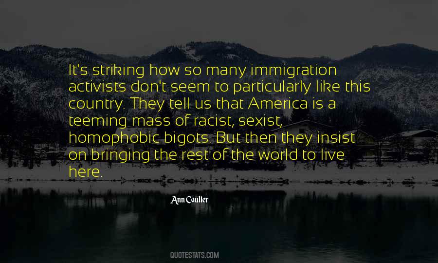 Quotes About Immigration To America #100061