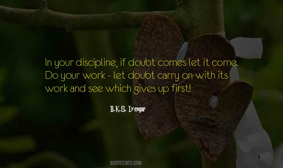 Work Discipline Quotes #1090118