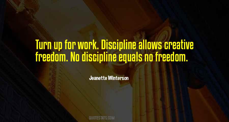 Work Discipline Quotes #1137216