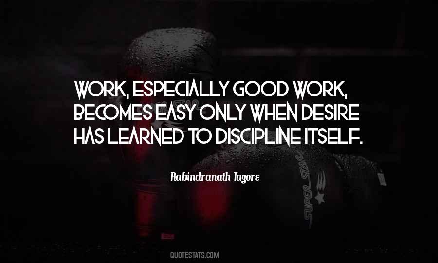 Work Discipline Quotes #1422775