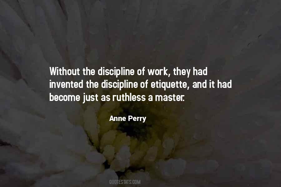 Work Discipline Quotes #752521