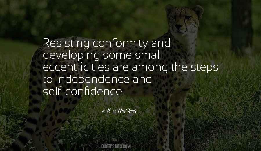 Confidence Small Quotes #940924