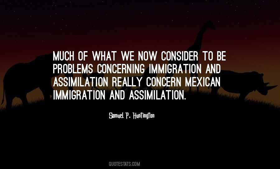 Quotes About Immigration Problems #102994