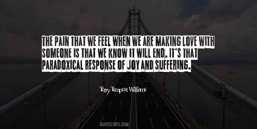 Love Is Suffering Quotes #273274