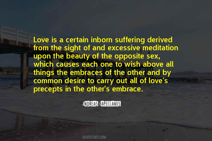 Love Is Suffering Quotes #452177