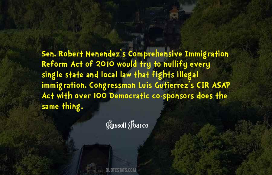 Quotes About Immigration Law #1553821