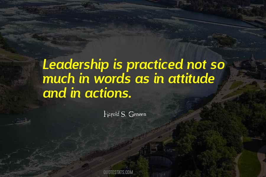 Attitude Leadership Quotes #1368955