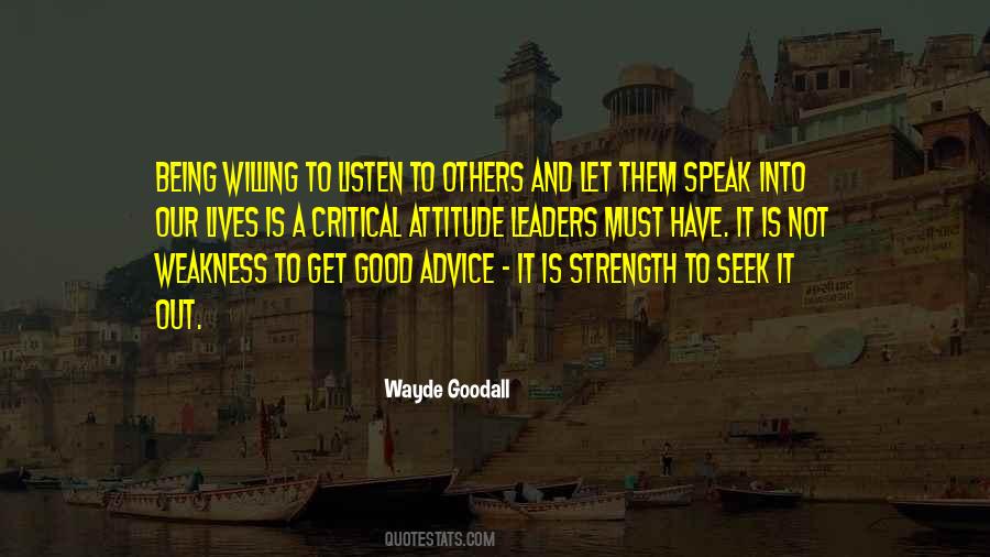 Attitude Leadership Quotes #1731951
