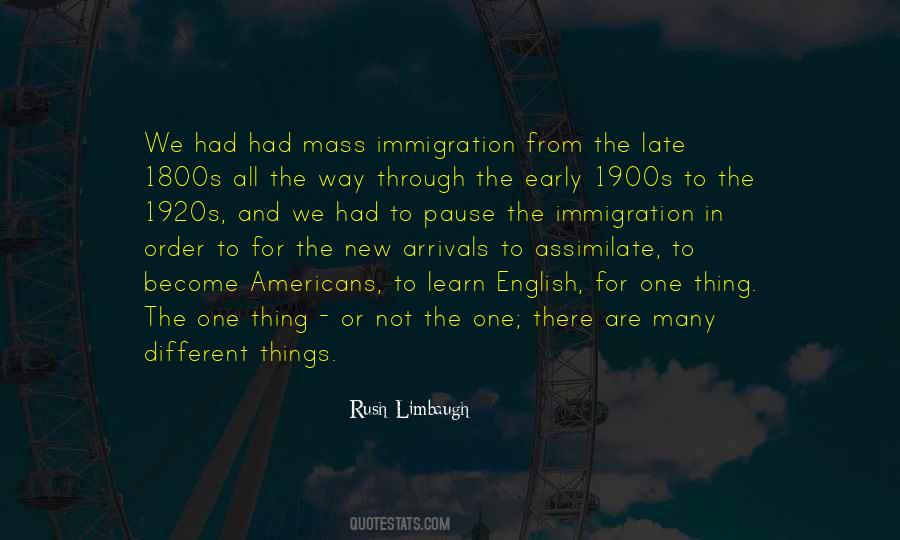 Quotes About Immigration In The 1800s #1498802