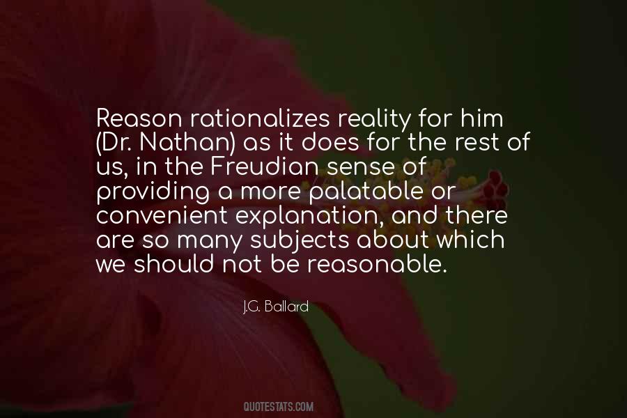 Be Reasonable Quotes #416731