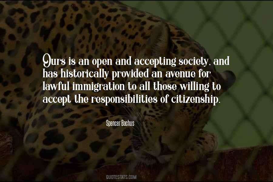 Quotes About Immigration And Citizenship #1704861