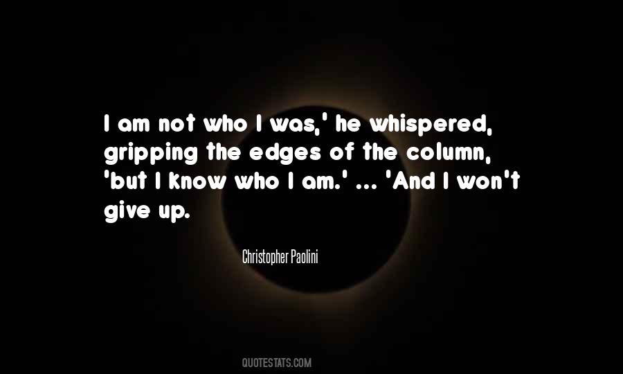 Not Who I Was Quotes #53963