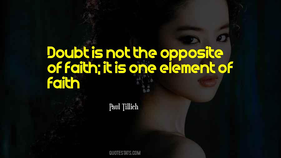 Doubt Faith Quotes #1305841