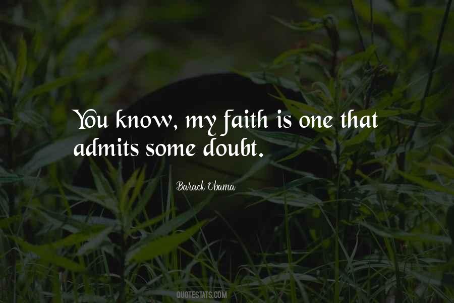 Doubt Faith Quotes #1767350