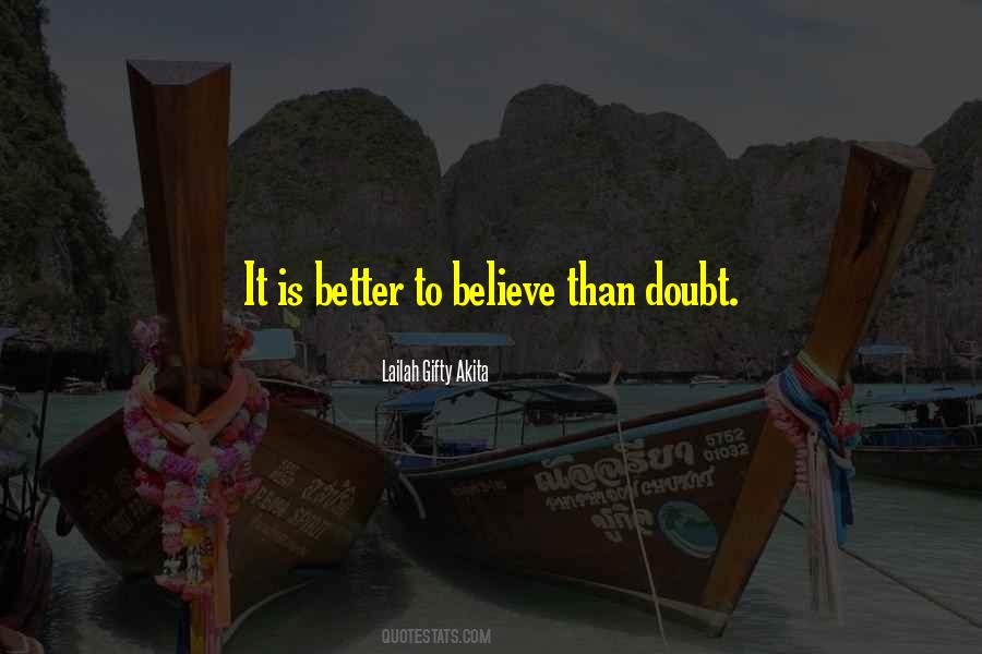 Doubt Faith Quotes #527599